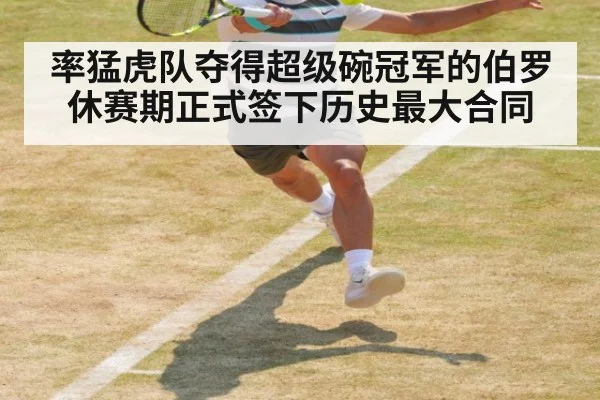 率猛虎队夺得超级碗冠军的伯罗休赛期正式签下历史最大合同